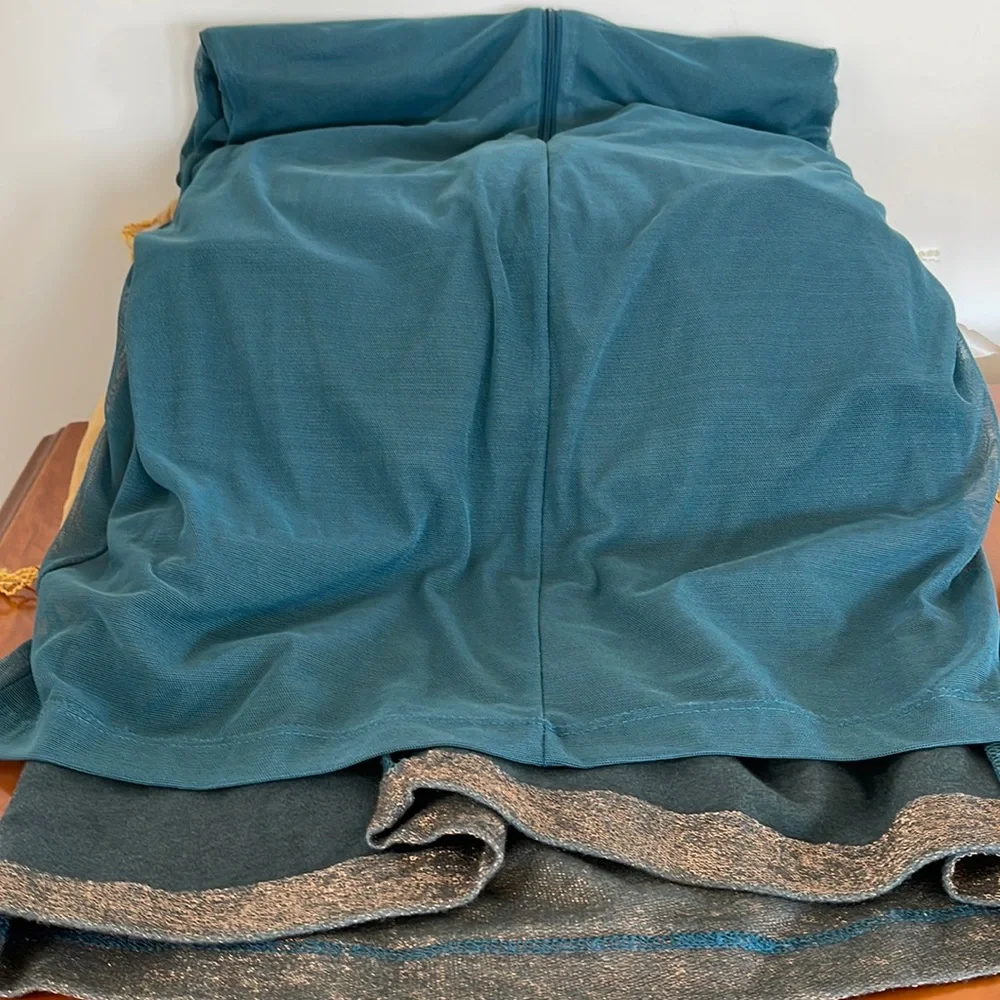 Artelier Nicole Miller  Sleeveless Sheath Dress Blue Size M Serial #006082 - Picture 12 of 16